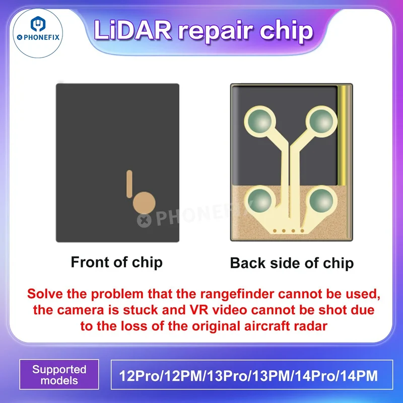 Puce de câble FPC de réparation laser LiDAR i2C pour iPhone 12-14 Pro Max