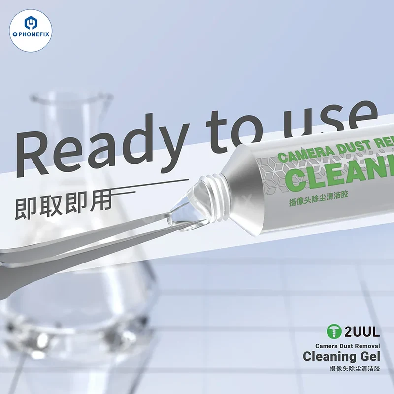 Bâtonnet nettoyant pour objectif d'appareil photo 2UUL, gel nettoyant anti-poussière
