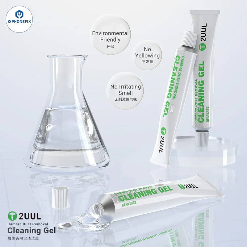 Bâtonnet nettoyant pour objectif d'appareil photo 2UUL, gel nettoyant anti-poussière