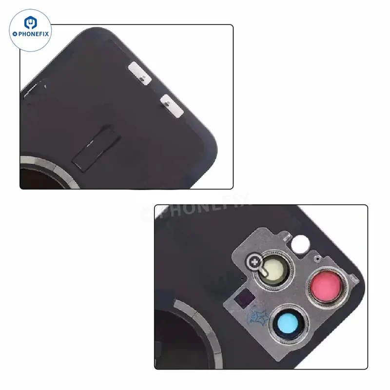 Coque arrière en verre avec aimant Magsafe pour iPhone 14-16 Pro Max