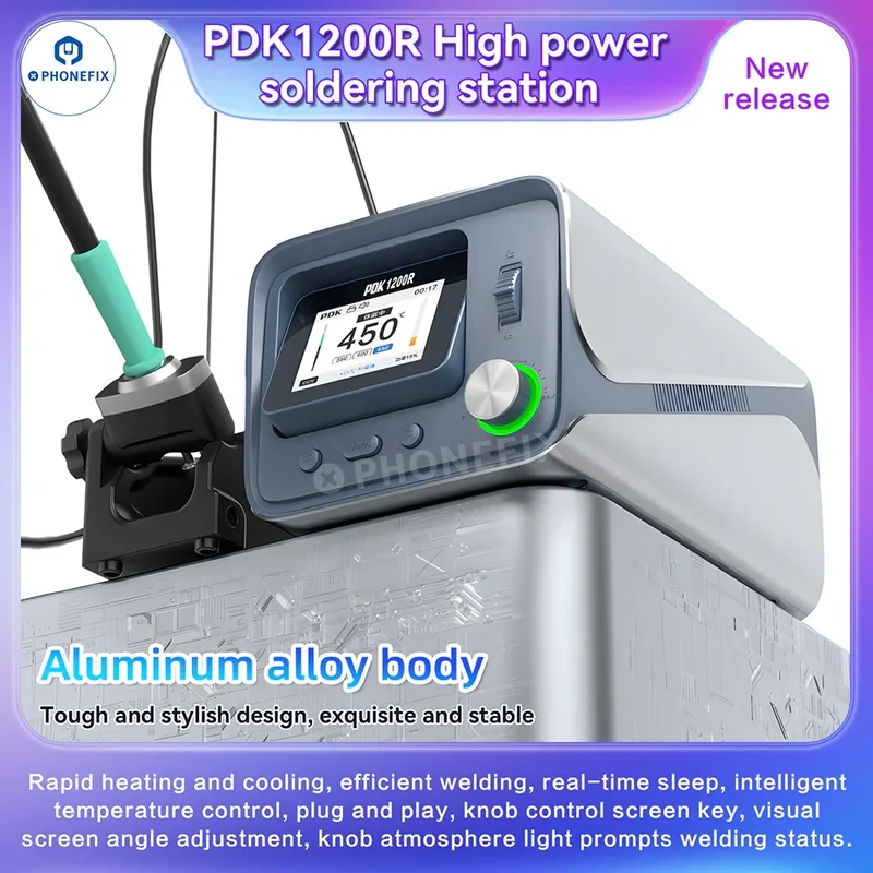 Station de soudage PDK1200R 400 W avec poignée T470 et pointes de fer C470
