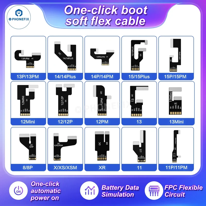 Câble d'alimentation en un clic i2C Boot Box pour iPhone et Android