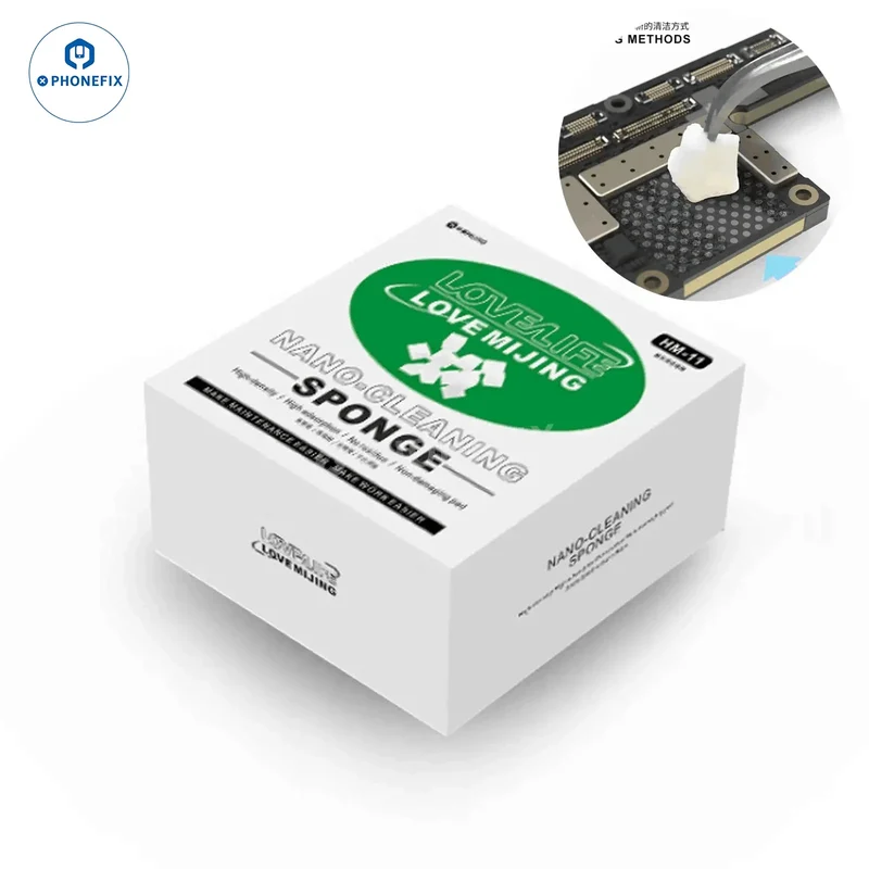 Éponge de nettoyage nano MIJING HM-11 pour téléphone, outil de nettoyage pour PCB