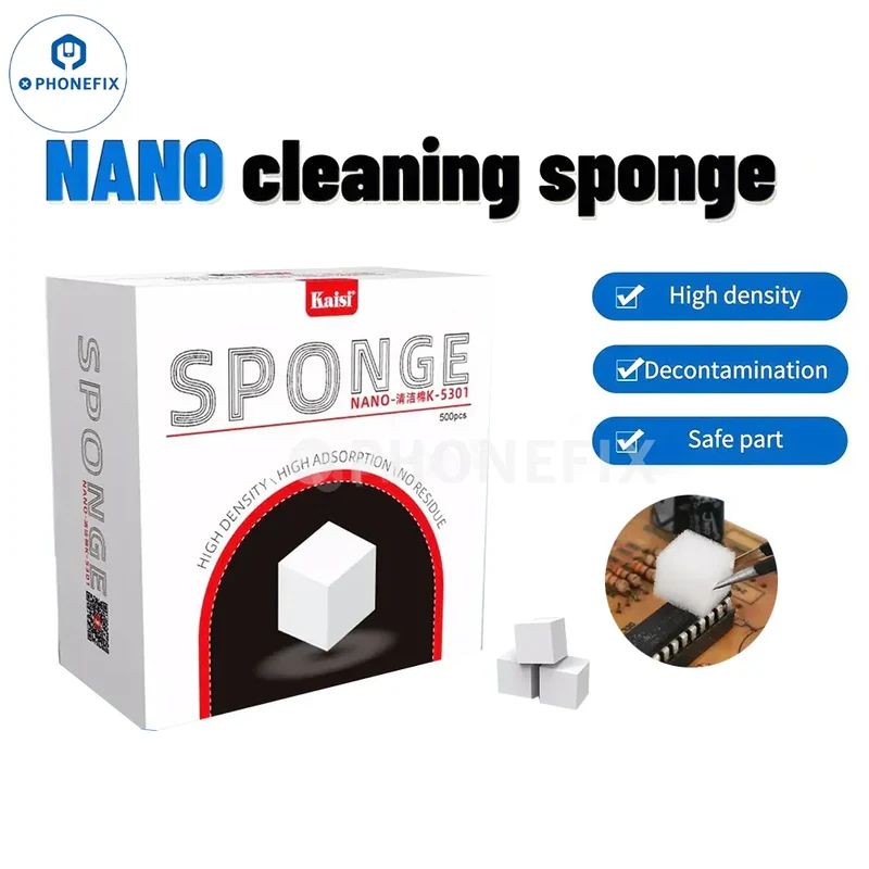 Éponge de nettoyage nano MIJING HM-11 pour téléphone, outil de nettoyage pour PCB