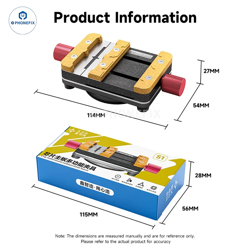 Support de réparation de carte mère pour puce XZZ S1 Mini S2 S3