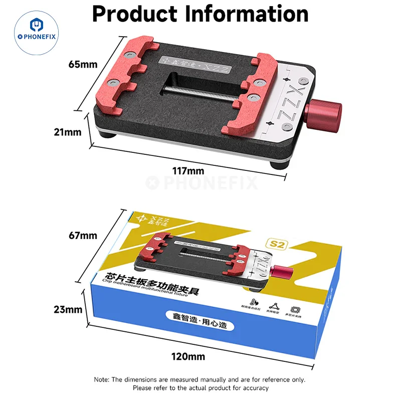 Support de réparation de carte mère pour puce XZZ S1 Mini S2 S3