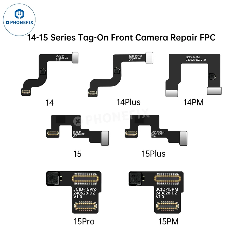 Câble de réparation de caméra avant JCID Tag-on pour iPhone 14-17 Pro Max