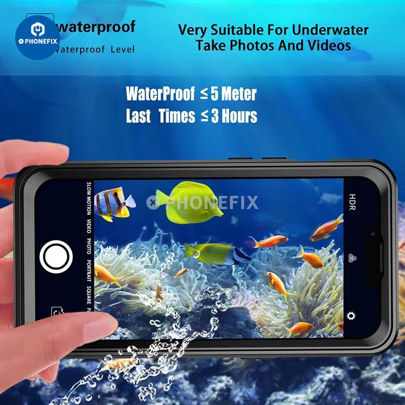 Coque de protection intégrale étanche pour iPhone 15