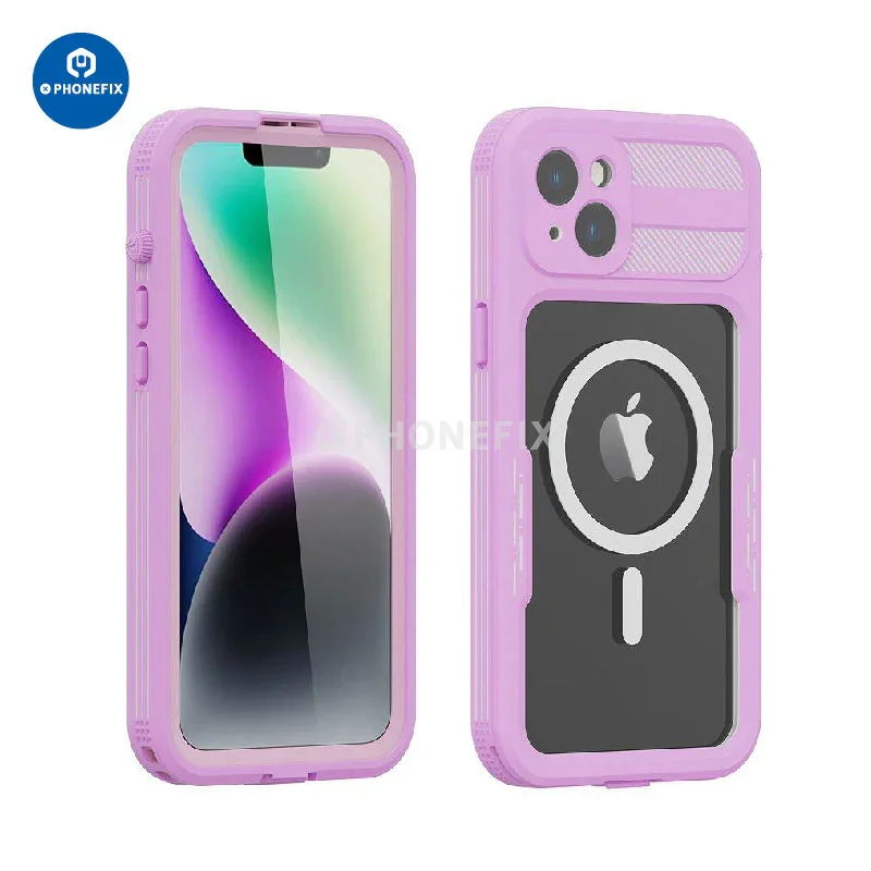 Coque de protection intégrale étanche pour iPhone 15