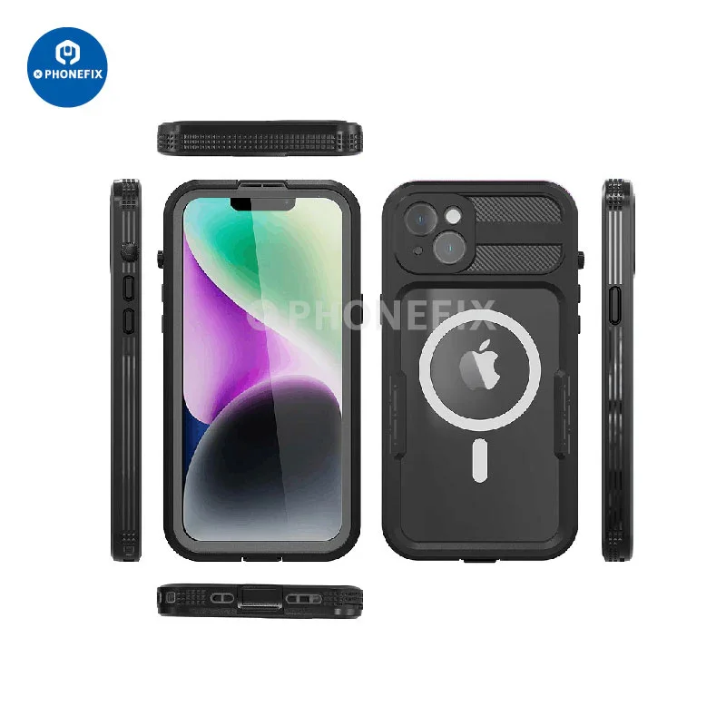 Coque de protection intégrale étanche pour iPhone 15