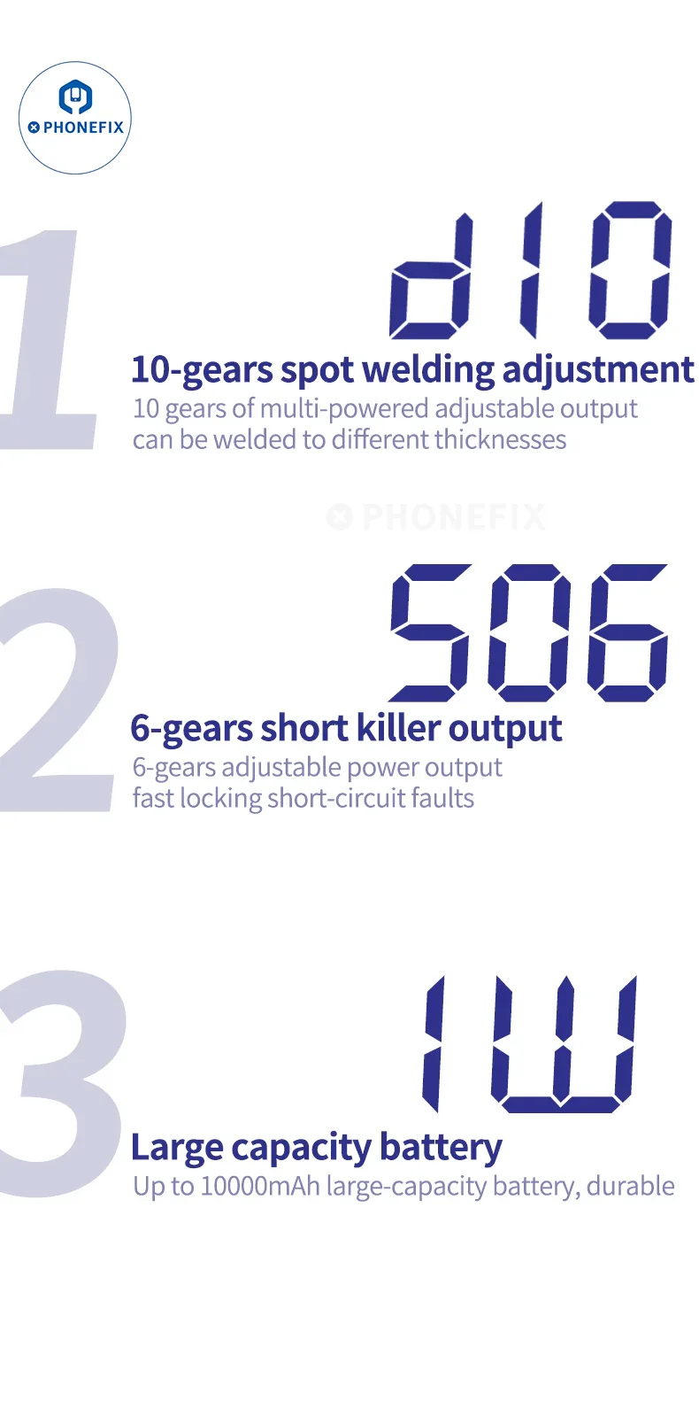Outil de brûlage pour machine de soudage par points WS ONE Short Killer
