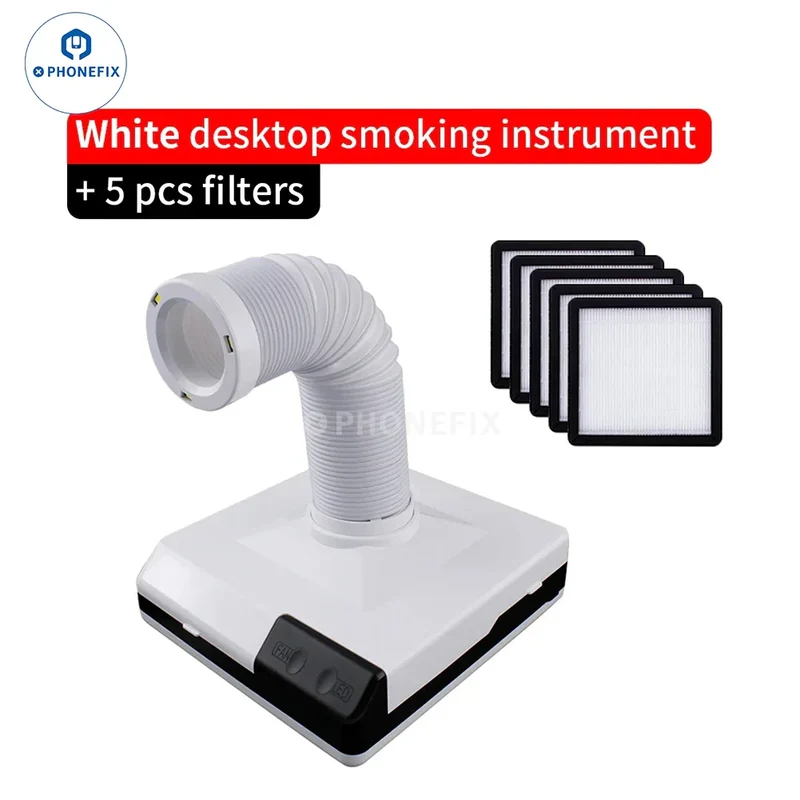 Extracteur de fumées de soudure haut de gamme | Absorbeur de fumée compact de bureau