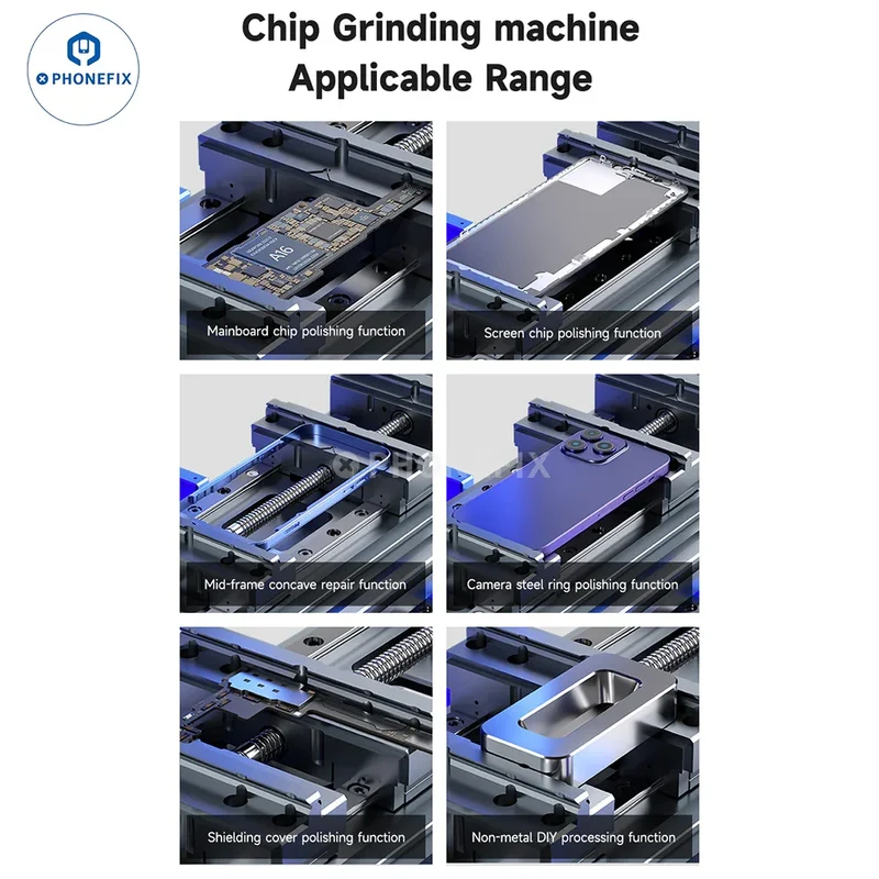 Rectifieuse de puces 3D-CM20S pour téléphones et circuits imprimés