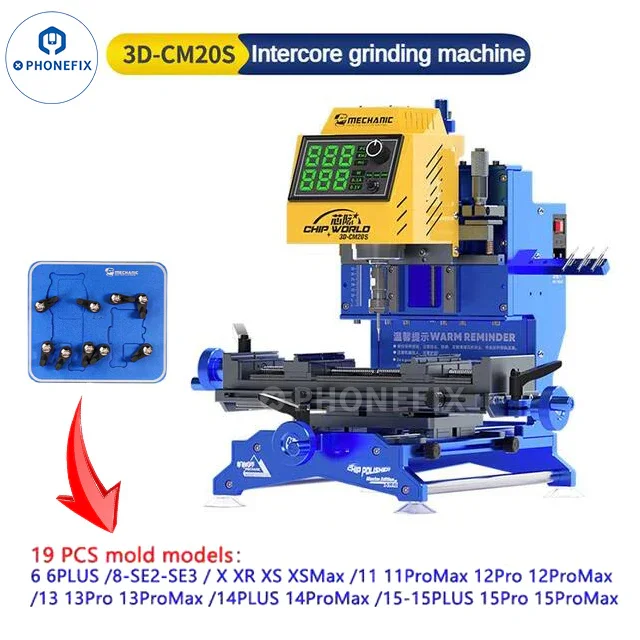 Rectifieuse de puces 3D-CM20S pour téléphones et circuits imprimés