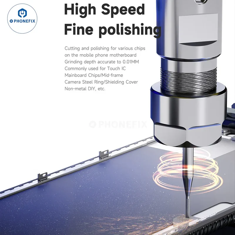 Rectifieuse de puces 3D-CM20S pour téléphones et circuits imprimés