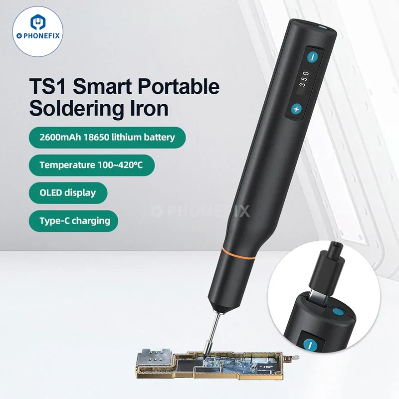 Fer à souder portable QUICK TS1, outil de soudage intelligent