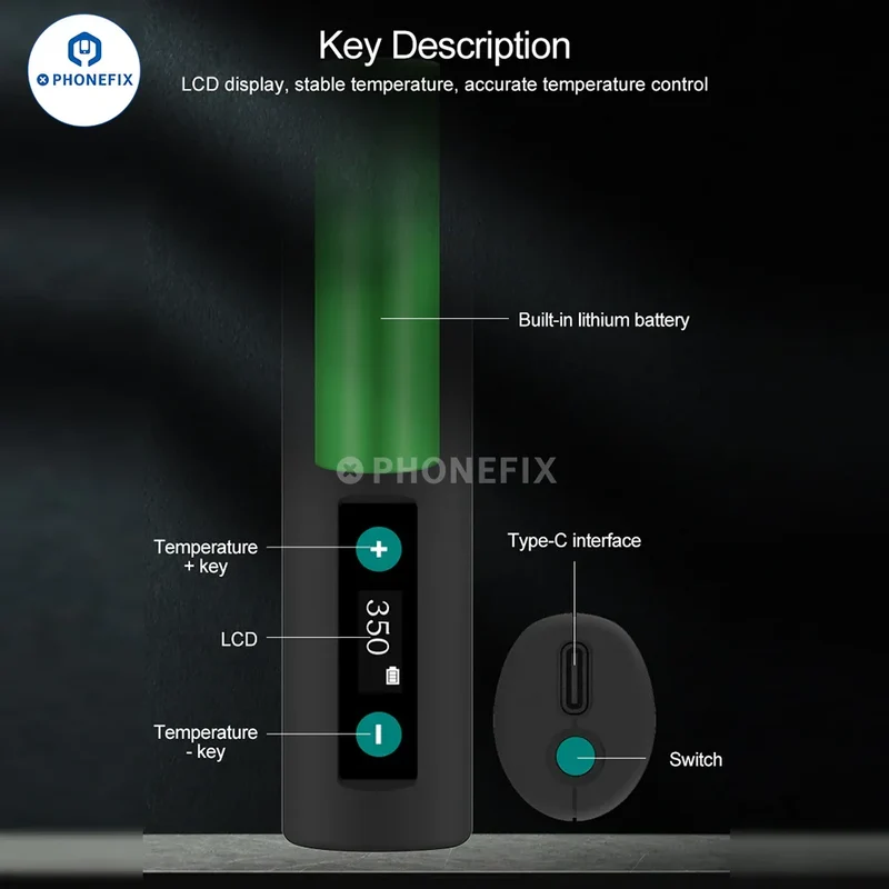 Fer à souder portable QUICK TS1, outil de soudage intelligent