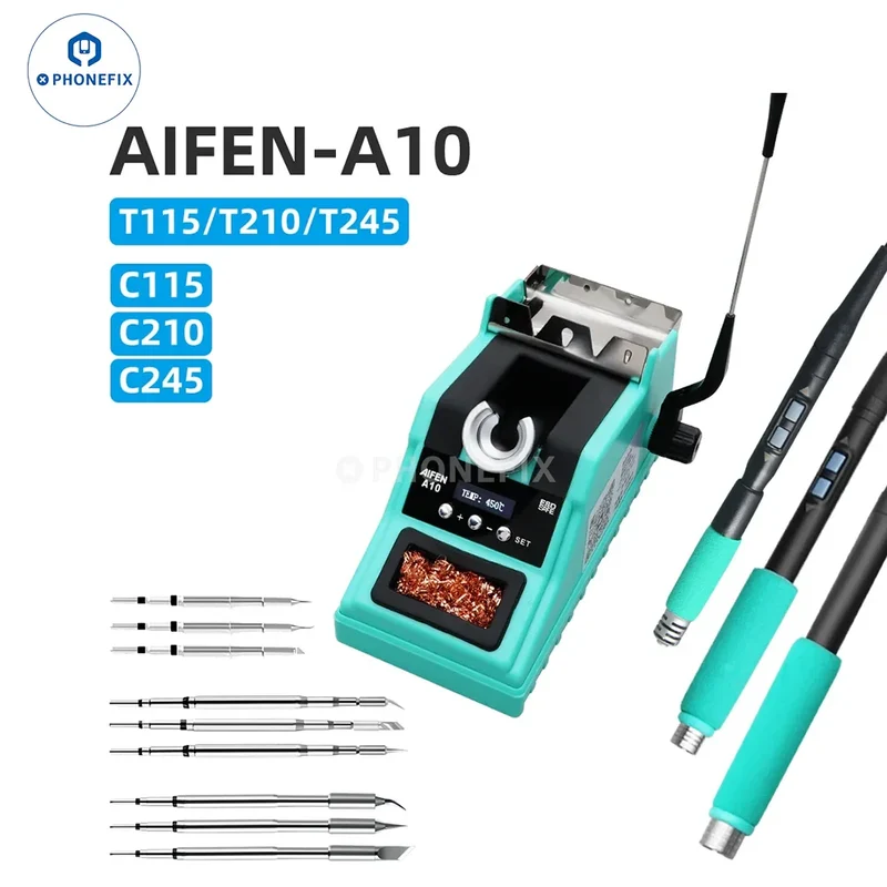Station de soudage AIFEN A10 avec pointes de fer C210 C245 C115