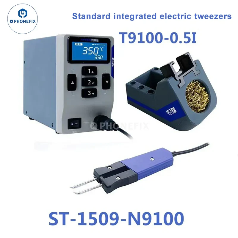 Station de soudage ATTEN ST-1509 avec pince électrique et fer à souder