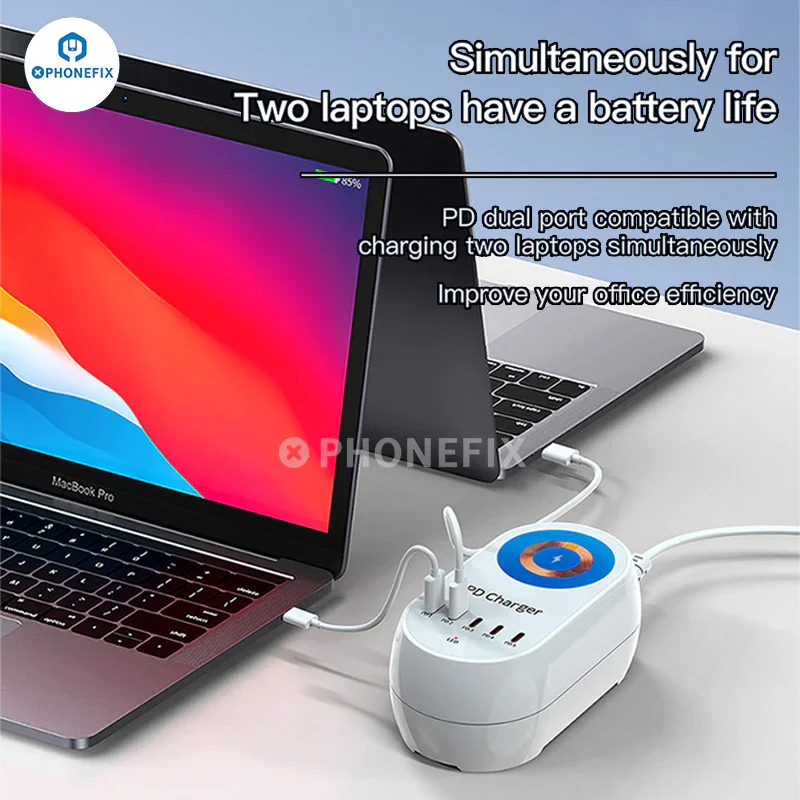 Chargeurs rapides sans fil numériques multiports i-Travel 140 W 5 ports PD GaN