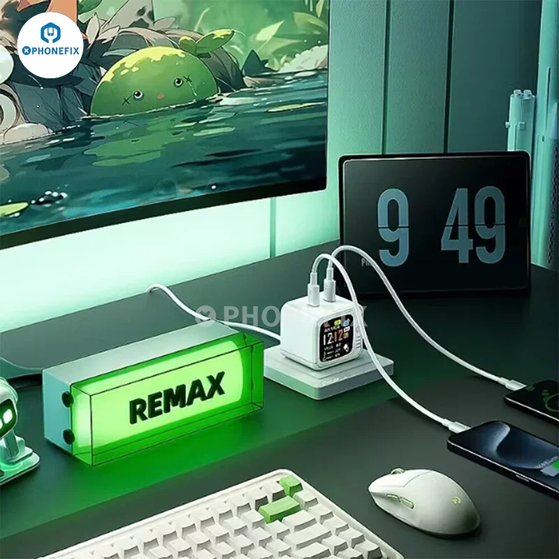 Téléviseur intelligent Remax Panda 35 W GaN double port PD charge rapide