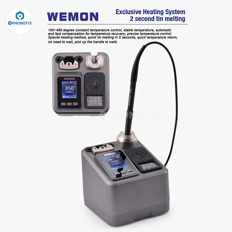 Station de soudage WEMON T31 compatible avec les fers C115, C210 et C245