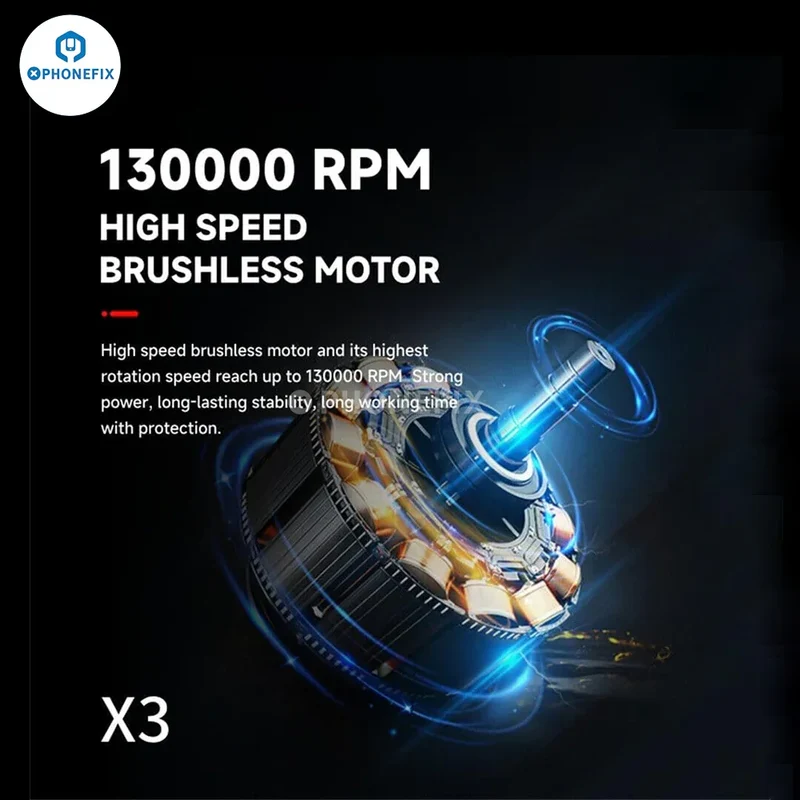 Mini ventilateur turbo super puissant, ventilateur violent 130,000 XNUMX tr/min