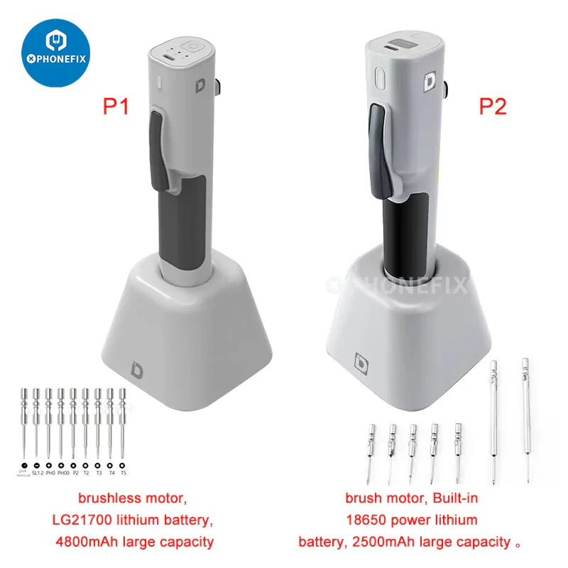Tournevis électrique sans balais XIAODONG pour tablette iPhone Android