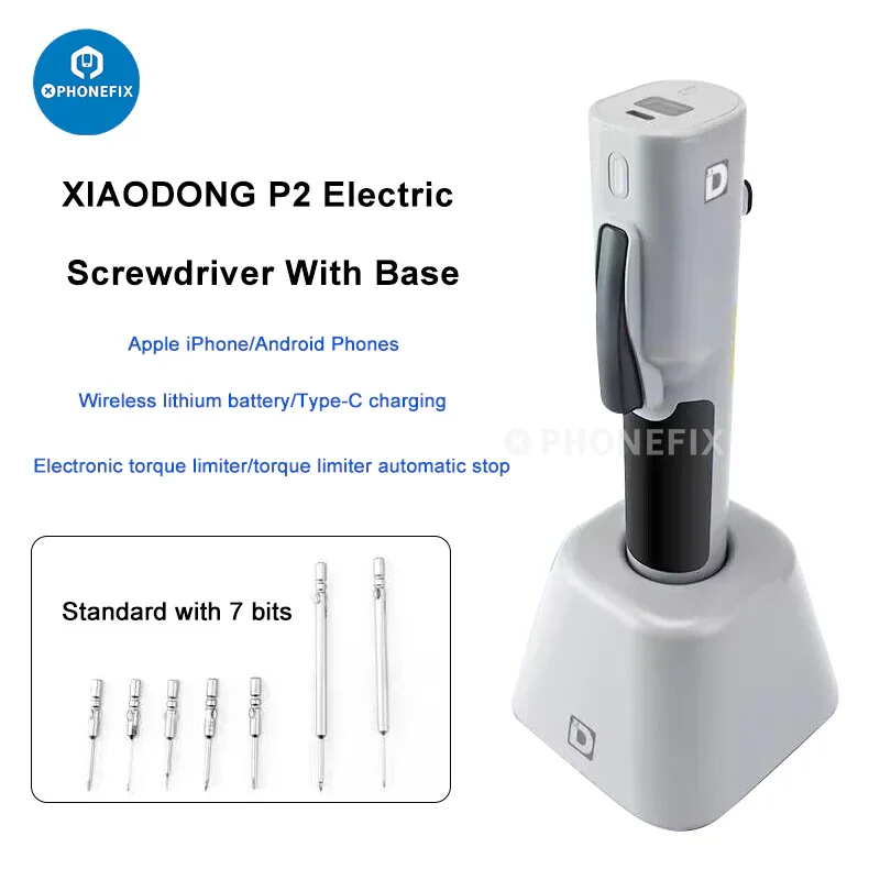 Tournevis électrique sans balais XIAODONG pour tablette iPhone Android