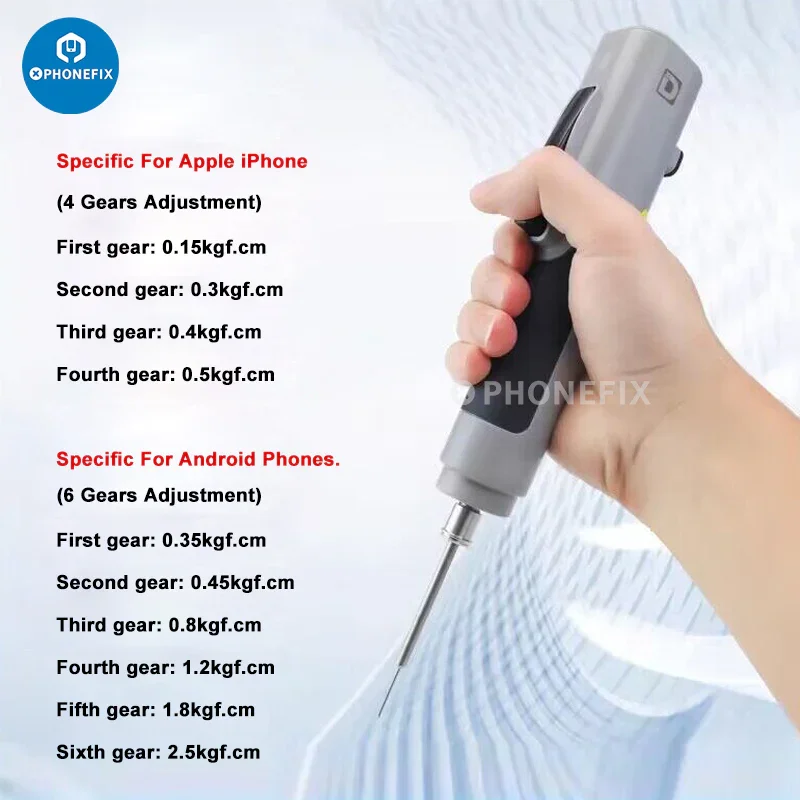 Tournevis électrique sans balais XIAODONG pour tablette iPhone Android