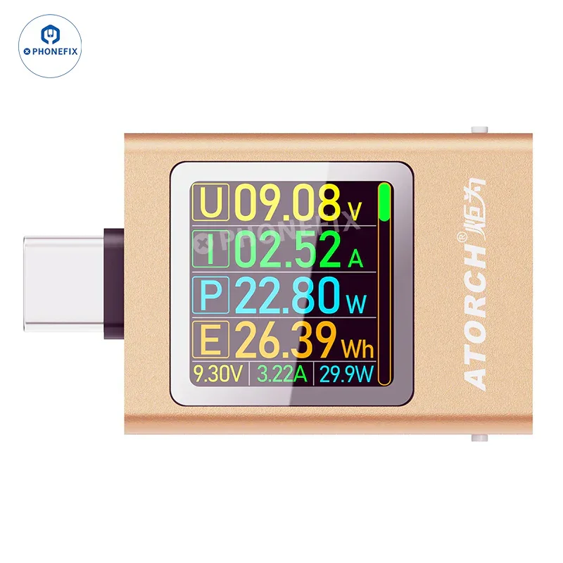 Testeur USB-C Power-Z AK001 / C240, wattmètre de charge PD Type-C
