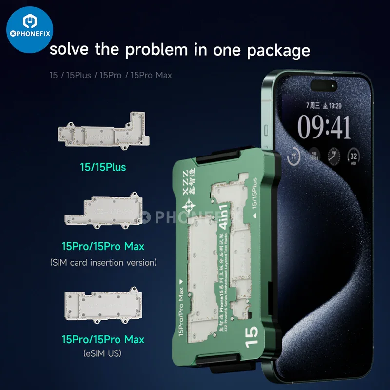 Dispositif de test multicouche de la carte mère 15 en 4 de la série iPhone 1 de XZZ
