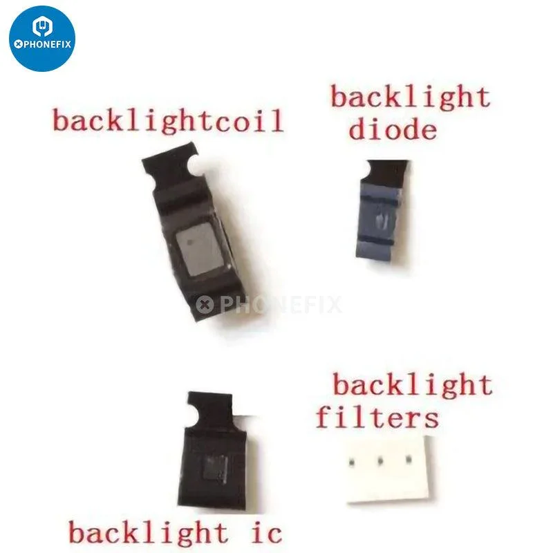 Kit de réparation de filtre de condensateur de diode de puce de rétroéclairage d'iPhone