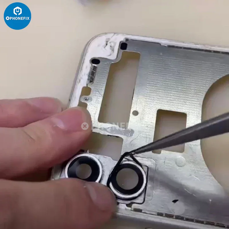 Anneau en caoutchouc étanche pour caméra arrière de l'iPhone X-15 Pro Max
