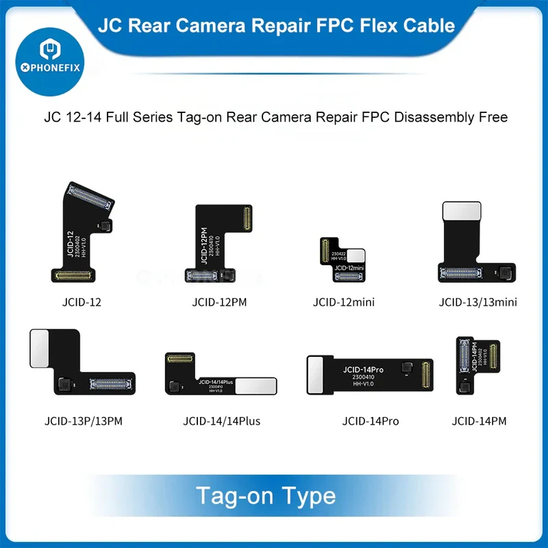Réparation FPC de la caméra grand angle JCID pour iPhone 12-17 Pro Max