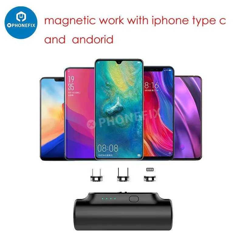 Chargeur de batterie externe 3 en 1 pour téléphone portable