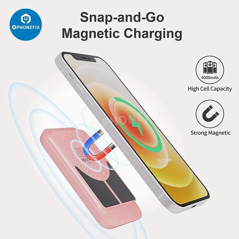 Chargeur sans fil MagSafe avec support pour iPhone 12-14