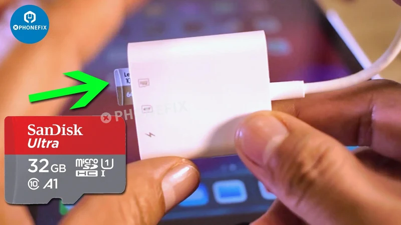 Lecteur de carte SD/MicroSD 3 en 1 pour iPad, iPhone, adaptateur USB