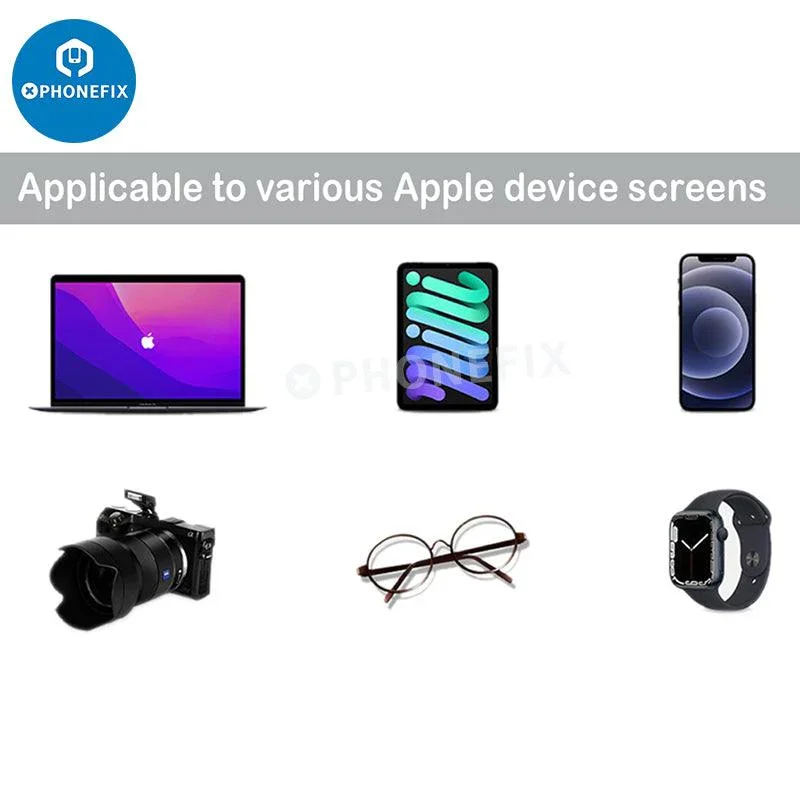 Chiffon de polissage en microfibre pour téléphone, montre, tablette, PC, outil de nettoyage d'écran