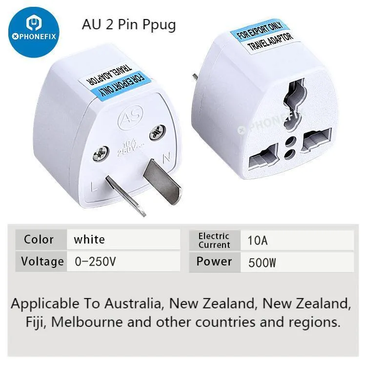 Adaptateur secteur universel pour chargeur, convertisseur, prise US/UK/EU/AU