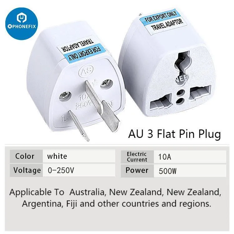 Adaptateur secteur universel pour chargeur, convertisseur, prise US/UK/EU/AU