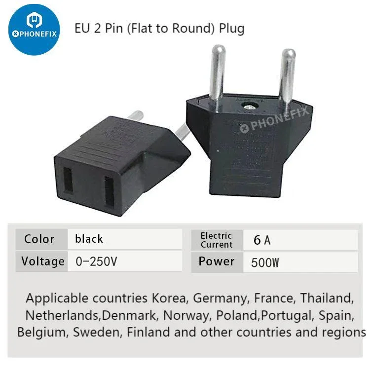 Adaptateur secteur universel pour chargeur, convertisseur, prise US/UK/EU/AU