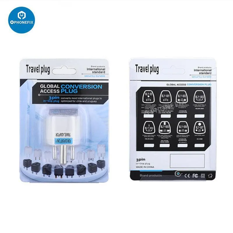 Adaptateur secteur universel pour chargeur, convertisseur, prise US/UK/EU/AU