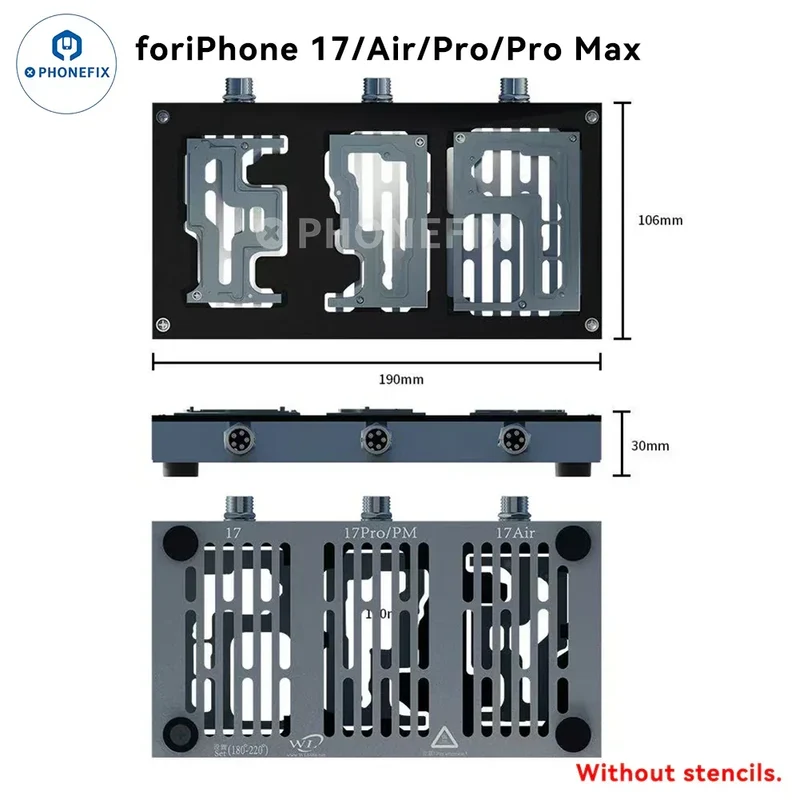 Station de soudage de préchauffage WL HT007 pour iPhone X-16 Pro Max