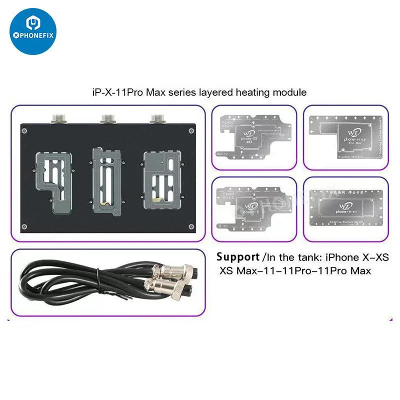 Station de soudage de préchauffage WL HT007 pour iPhone X-16 Pro Max