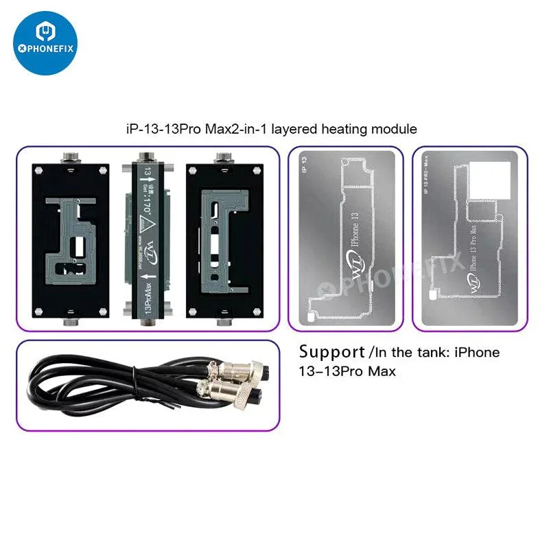 Station de soudage de préchauffage WL HT007 pour iPhone X-16 Pro Max