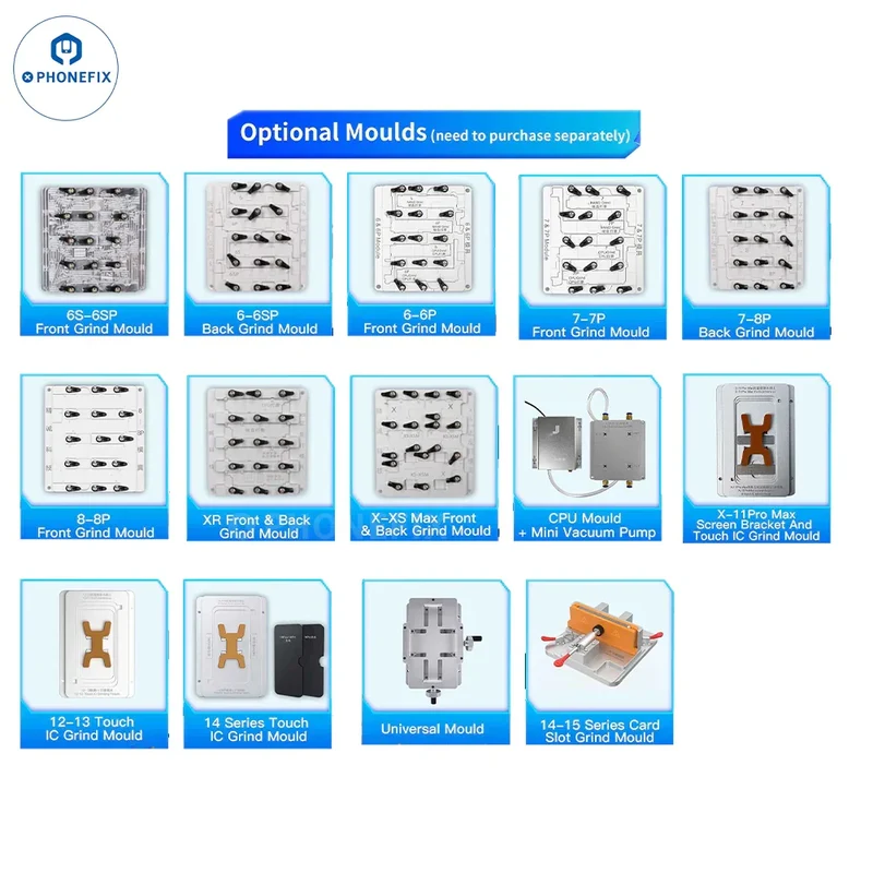 Rectifieuse CNC JC EM03 EM02 pour la réparation de circuits imprimés d'iPhone