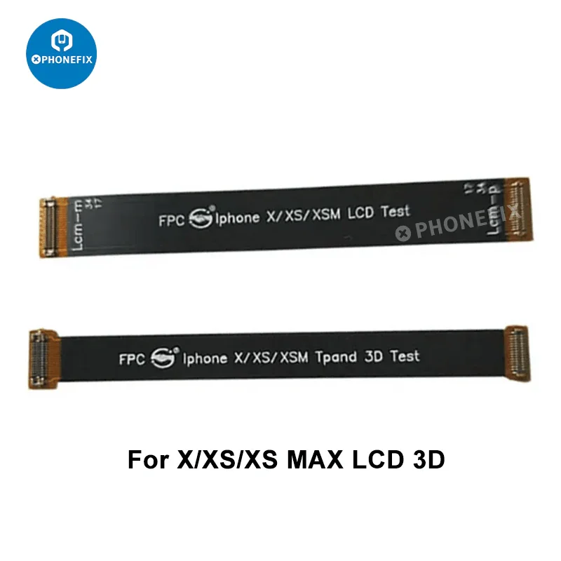 Extension de test d'écran tactile LCD 3D Flex pour iPhone 6S-XS MAX