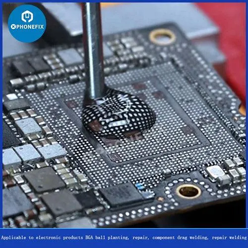 Pâte à souder nano sans plomb UP200 pour téléphone BGA, flux de soudure pour reballage