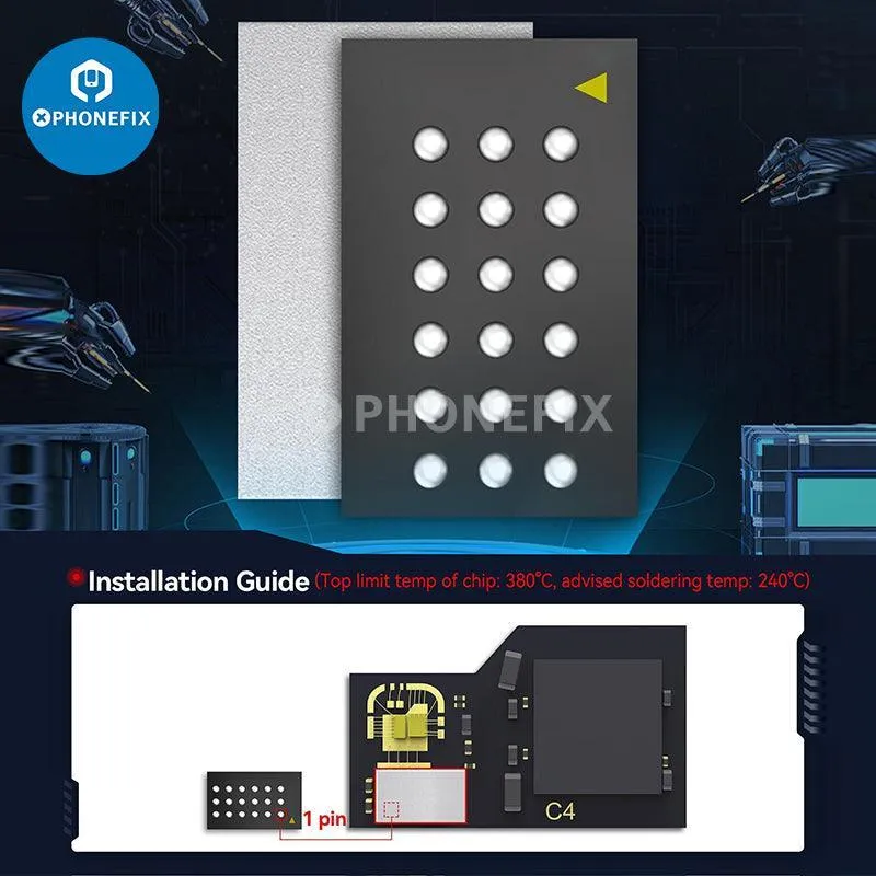 Puce de projecteur JC Dot IC intégrée universelle pour iPhone X-15 Pro Max